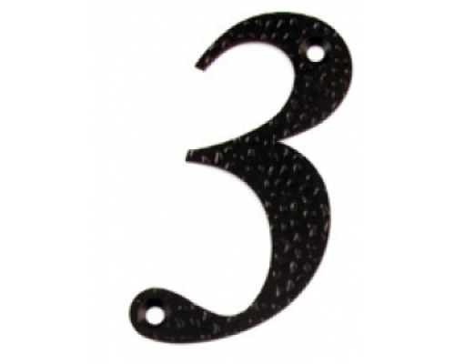 Цифра "3" чёрная