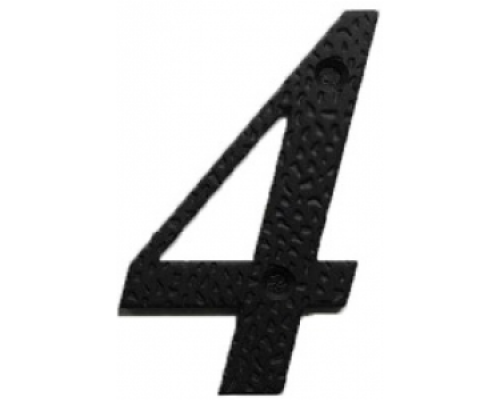 Цифра "4" чёрная