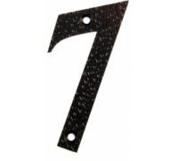 Цифра "7" чёрная