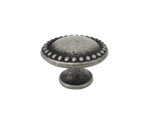 Ручка - кнопка тип 8 серебро (30-25)